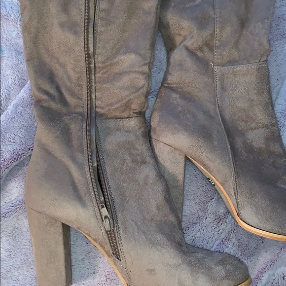 DAISY STREET THIGH HIGH BOOTS - Picture 3 of 4